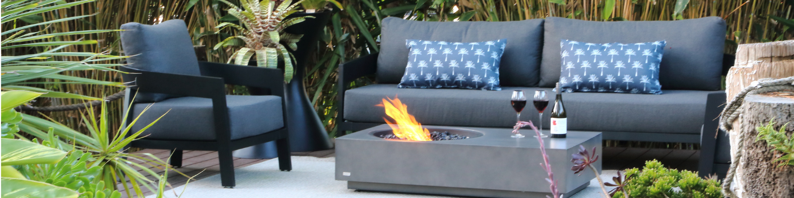 Ecosmart Tequila fireplace by Outdoor Elegance